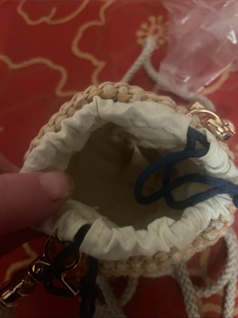 Dior Natural Woven Candle Holder with Branded Band - Beige - Picture 7 of 17